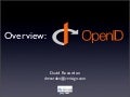 OpenID Overview - Seoul July 2007