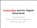 Leadership and the Digital Revolution