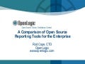 Open Source Reporting Tool Comparison
