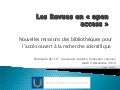 Les revues en open access