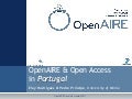 OpenAIRE & Open Access in Portugal 