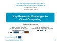 key research challenges in cloud computing