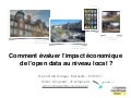 Open Data Garage - "Comment évaluer l&rsquo;impact économique de l&rsquo;open data local ?"
