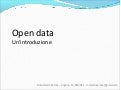 Open data: un&rsquo;introduzione