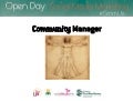 Community Manager - Open Day SmmUS