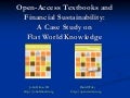 Open ed   fwk sustainability