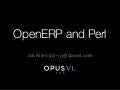 OpenERP and Perl