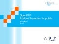 OpenERP - For public accounting, Audaxis