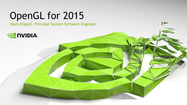 OpenGL for 2015