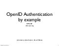 OpenID Authentication by example