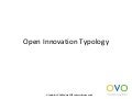 Open innovation typology