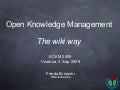 Open Knowledge Management