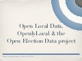 Open local data presentation for okcon