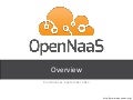 OpenNaaS Overview Complete