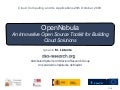 Open Nebula   An Innovative Open Source Toolkit For Building Cloud Solutions V0.1