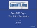 OpenNTF.Org Third Generation
