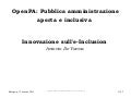 Innovazione sull&rsquo;e-Inclusion  