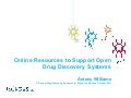 Online Resources to Support Open Drug Discovery Systems