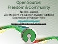 Open Source: Freedom and Community