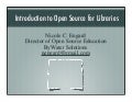 Introduction to Open Source for Libraries