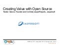 Crating Value with Open Source, OW2con11, Nov 24-25, Paris