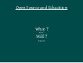 Open Source ICT Education India