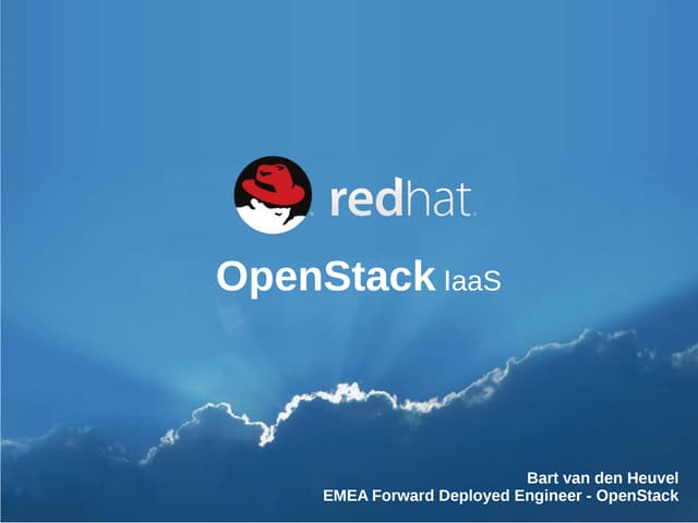Red Hat presentatie: Open stack Lat...