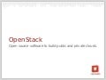 Open Stack OW2 Conference Nov10