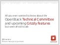 Open stack in action  openstack tech commitee-grizzly