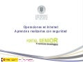 Operaciones en internet. aprende a hacerlas con seguridad