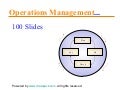 Operations Management, business presentation