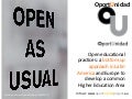 Recursos Educativos Abiertos: una OportUnidad para las universidades #openeducationwk