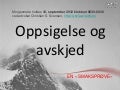 Oppsigelse og avskjed