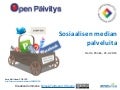 Sosiaalisen median palveluita