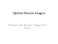 Optical illusion images