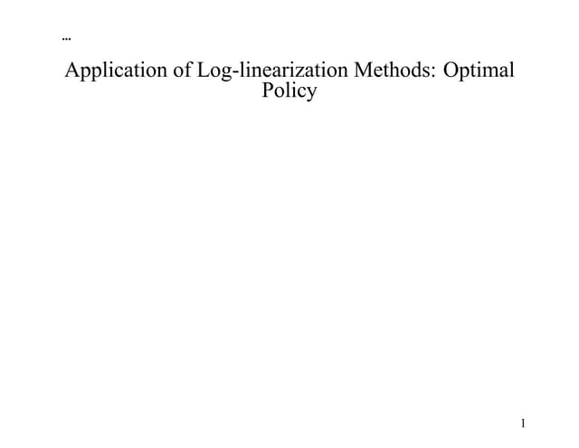 Optimalpolicyhandout