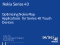 Optimise Nokia Maps applications for Nokia Asha Touch phones 