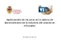 Optimizacion de recursos