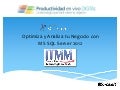 Optimiza y analiza tu negocio con MS SQL Server 2012