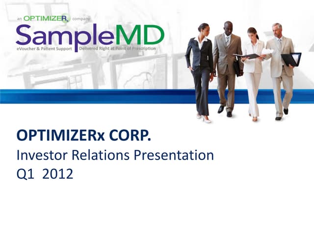 Investor Relations Presentation Q1 2012