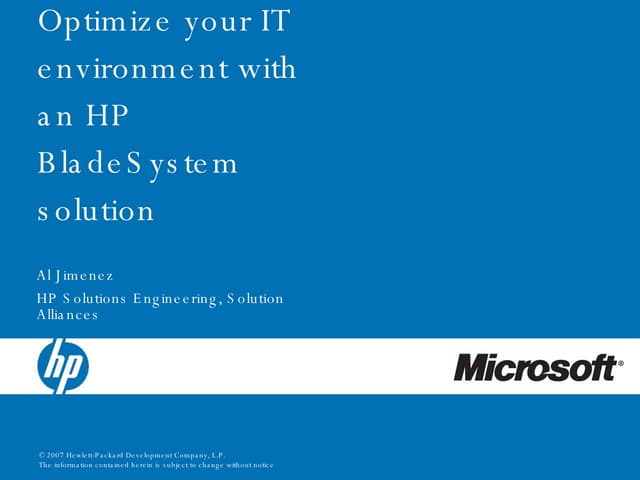 Optimize Your It Environment With A...