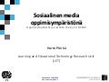 Sosiaalinen media oppimisympäristönä