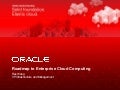 From Consolidation to Enterprise Private PaaS - Cloud Expo General Session