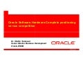Oracle Software.Hardware.Complete positioning versus competition - Shahin Taromsari