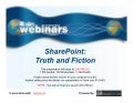SharePoint: Truth and Fiction