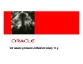 Oracle unified directory_11g