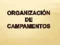 Oraganizacion de campamentos ...1