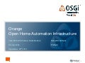 Orange Home Automation Infrastructure – open interaction from the Cloud - Jean Michel Ortholand & Andre Bottaro