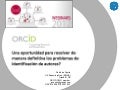 Presentation for ORCID webinar for the Portuguese BAD series (11 Dec 2012)