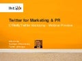 O Reilly Twitter For Marketing Mike Volpe